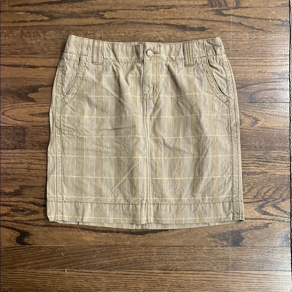 Gap Tan Plaid Women's Skirt